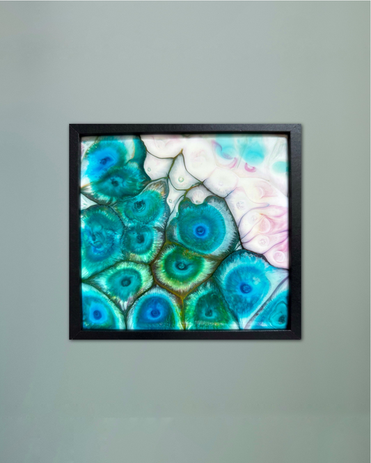 Epoxy Resin Framed, Wall Decor