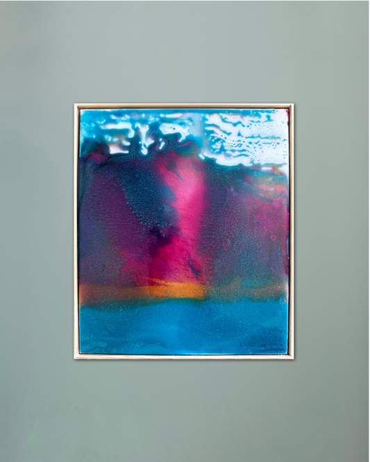 Epoxy Resin Abstract Painting, Contemporary Art