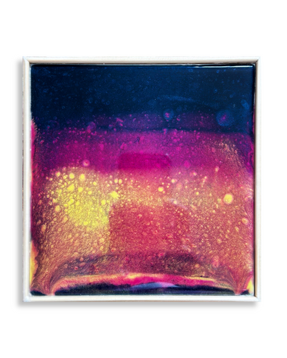 Abstract, Framed, Epoxy Resin