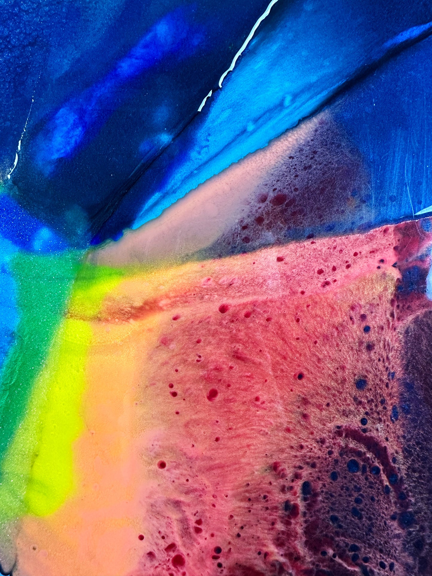 "Splinter", Original, Modern, Colourful, Epoxy Resin Artwork