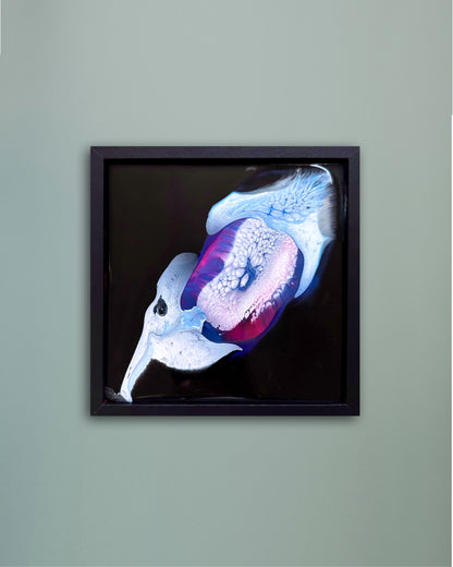 Epoxy Resin Abstract Framed Wall Art