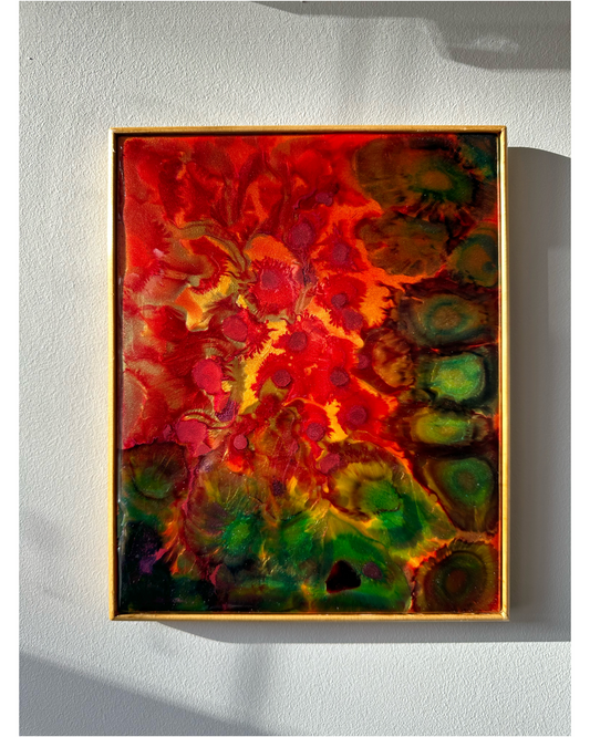 Epoxy Resin Abstract Painting